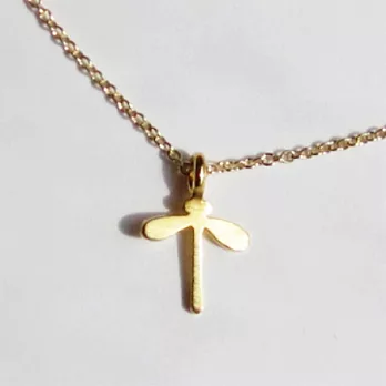 【Dogeared】美國品牌Reminder祈願K金項鍊~魔法蜻蜓16吋