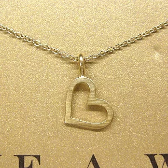 【Dogeared】美國品牌Reminder祈願K金項鍊~縷空愛心16吋