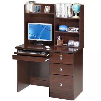 《Homelike》好學生電腦書桌(二色)胡桃木紋