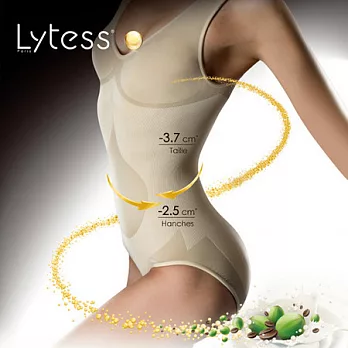 【Lytess法國原裝】 調整型 束腹美胸塑身連身衣M黑色