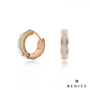 【BENITY】完美愛戀耳環-玫瑰金款