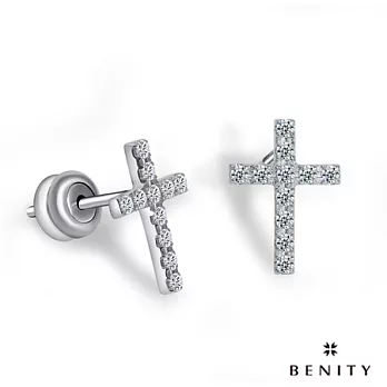 【BENITY】真愛信念耳環-白鋼款