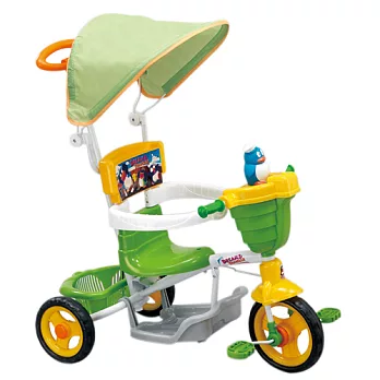 【寶貝樂】小企鵝兒童遊戲腳踏車/手推車-綠色