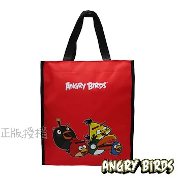 【Angry Birds】憤怒鳥㊣版授權 俏皮補習收納袋(二色)紅