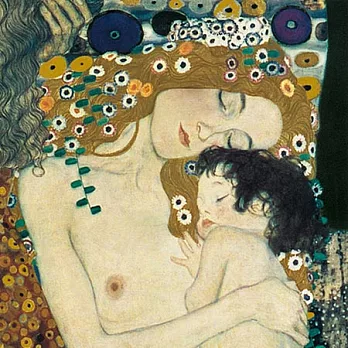 Three Ages of Woman(detail) 三個年齡女性(細部)內黑邊金弧框