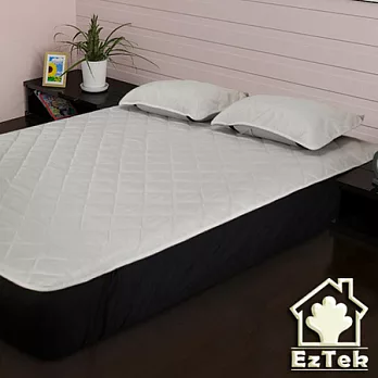 [輕鬆睡-EzTek] shield平面式防潑水保潔墊-雙人白色