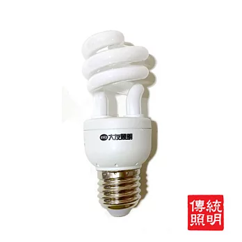 大友照明 9W 螺旋燈泡 促銷價 469元 黃光/白光 5入黃光