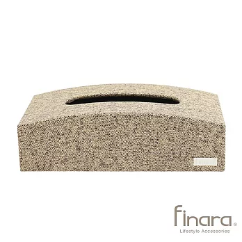 手工製-爵士樂弧形皮革面紙盒-Zen真系列