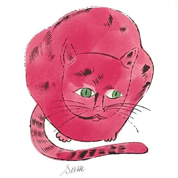 安迪沃荷 Red Sam， c.1954 紅山姆， c.1954黑邊銀斜框