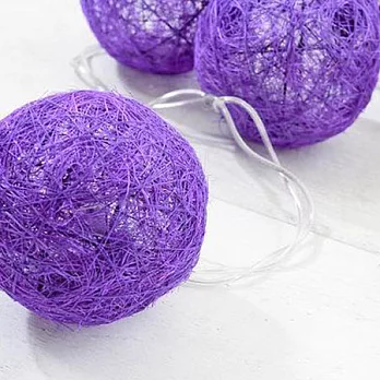 【Air】紫玫瑰藤絲造型小球燈紫色