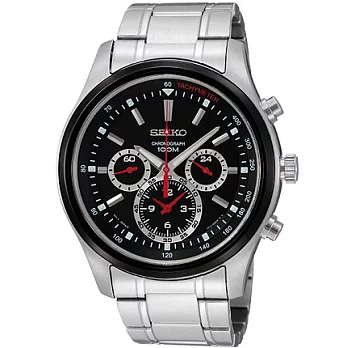 SEIKO 【天上掉下來的禮物】破盤價三眼時尚運動腕錶-7T11-0BA0R