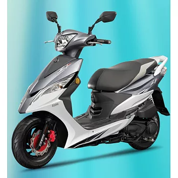 SYM 三陽機車 Z1 125 碟煞 五期噴射銀灰白