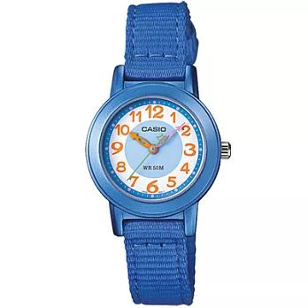 CASIO 趣味童心時尚俏麗兒童腕錶(藍)