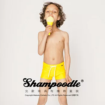 瑞典有機棉童裝Shampoodle黃色四角泳褲80黃色