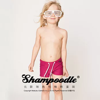 瑞典有機棉童裝Shampoodle桃紅四角泳褲90桃紅