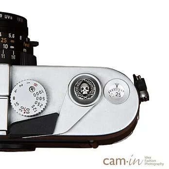 Cam in CAM-9111凸面金屬快門鈕(骷顱頭)