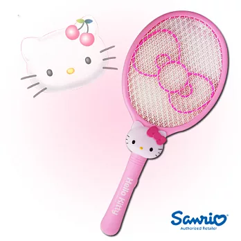 Hello kitty 三層網電蚊拍~三麗鷗正版授權商品，紅/粉紅隨機出貨