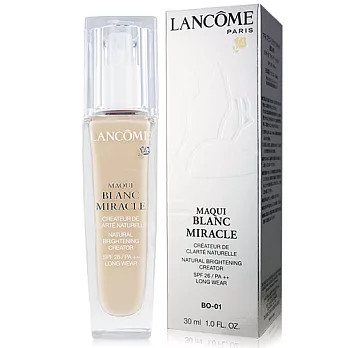 Lancome 瞬白奇蹟持久粉底液(30ml)SPF26/PA++