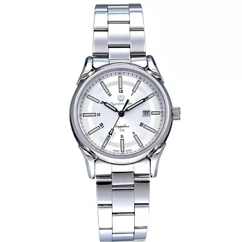 Olympia Star 與會風華雅人時尚氚氣個性腕錶-A58021TMS白