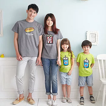愛奢侈童裝電影套餐系列全棉T恤親子裝情侶裝(爸爸)M灰