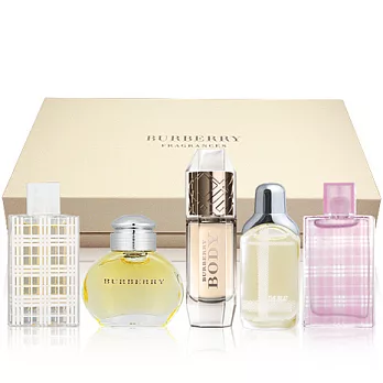 Burberry 經典女小香典藏禮盒(4.5ml×5入)