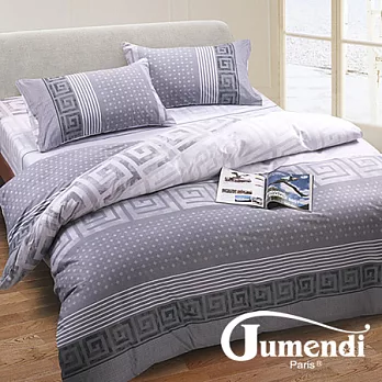 【Jumendi-圖騰夢境】台灣製四件式特級純棉床包被套組-加大