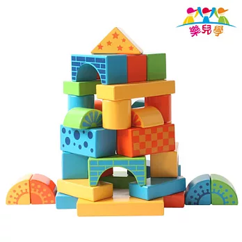 【樂兒學】百變創意88顆益智木製學習積木