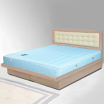 《Homelike》艾凡3.5尺掀床組+獨立筒床墊-單人-白橡木紋
