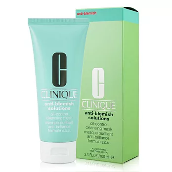 CLINIQUE 倩碧 無油光淨痘潔膚面膜 100ml