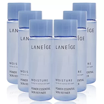 LANEIGE 蘭芝 水酷激活保濕醒肌露-水潤型(25ml)*6入