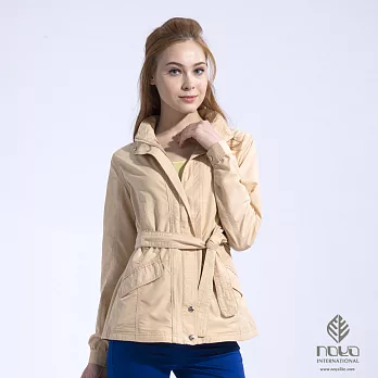 【NOYA】諾亞經典COOLMAX時尚防曬外套(#12520107-26)L杏仁黃