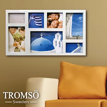 TROMSO瑞典相框-積木組合7框/白色