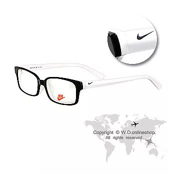 NIKE潮流運動光學眼鏡 白 # NIKE-7831AF-002