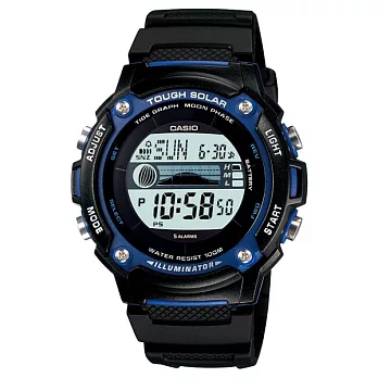 CASIO 不朽的時間沙漏運動液晶腕錶-W-S210H-1A