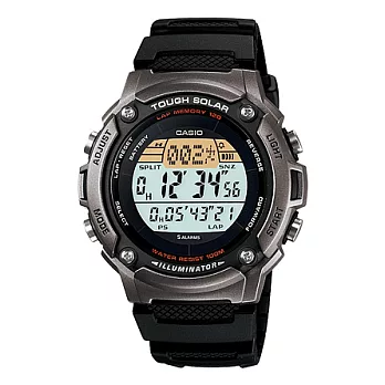【CASIO】機動完美時尚個性液晶運動腕錶-W-S200H-1A