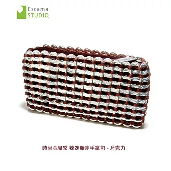 【Escama Studio】辣妹羅莎手拿包﹣巧克力