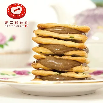 《第二顆鈕釦》黑糖蔥軋餅36入/盒