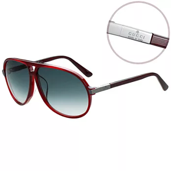 GUCCI-時尚太陽眼鏡(紅色)