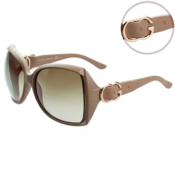 GUCCI-時尚太陽眼鏡(奶茶色)奶茶色