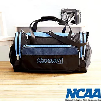 NCAA - 揮汗吧!網狀運動型大圓筒旅行袋 - 北卡藍