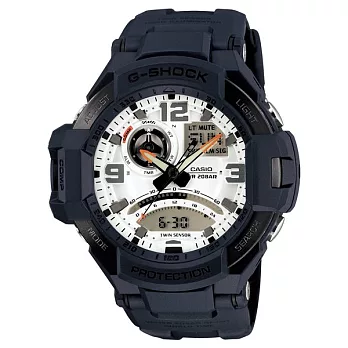 G-SHOCK 颯爽風姿飛鷹疾馳運動優質腕錶-白面-GA-1000-2A