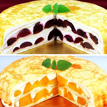 【塔吉特】香堤櫻桃多8吋+芒果多千層8吋(共2入)