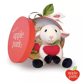 【 美國 Apple Park 】有機棉玩偶彌月禮盒 - 蘋果小羊