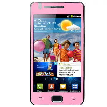 Take91 Supreme Color Galaxy S2晶彩保護貼(粉瑰紅)