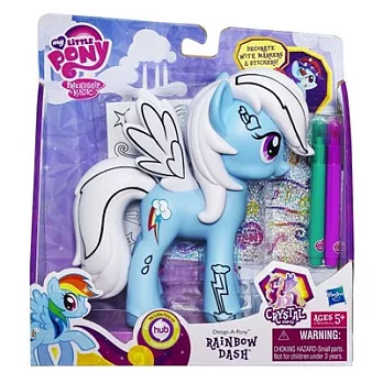 《My Little Pony 彩虹小馬》創意彩繪小馬組 - 雲寶