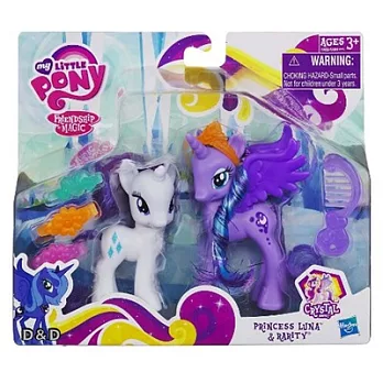 《My Little Pony 彩虹小馬》公主人物組 - 公主與珍奇