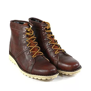 CLARKS_克拉克 (男款) 時尚潮款登山工作靴7.5棕色