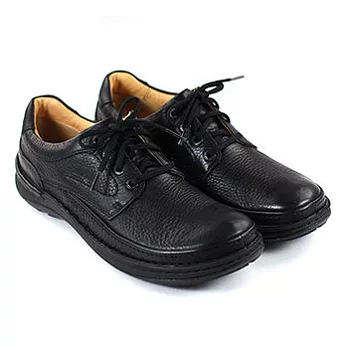 CLARKS_克拉克 (男款) 絕對品味~時尚率性綁帶式氣墊鞋6.5黑色