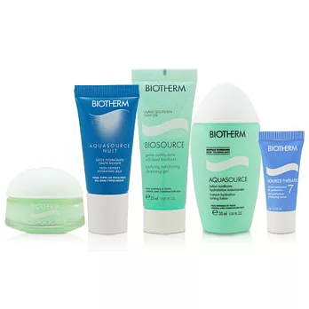 BIOTHERM 碧兒泉 極水感活泉保濕五件組