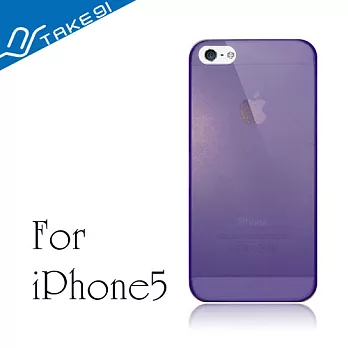 Take91 Slim5 iPhone5 超薄彩漾保護殼(靛紫色)